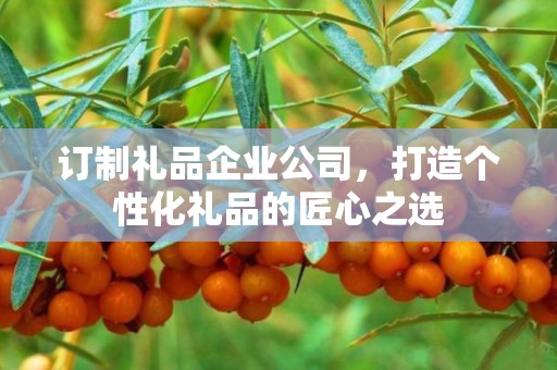 订制礼品企业公司，打造个性化礼品的匠心公司
